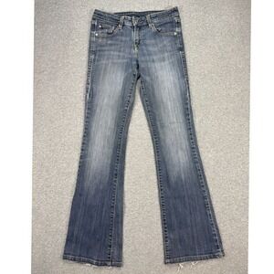 Y2K Levi's Jeans Women's 29 Blue Medium Wash Low Rise Bootcut Whiskered